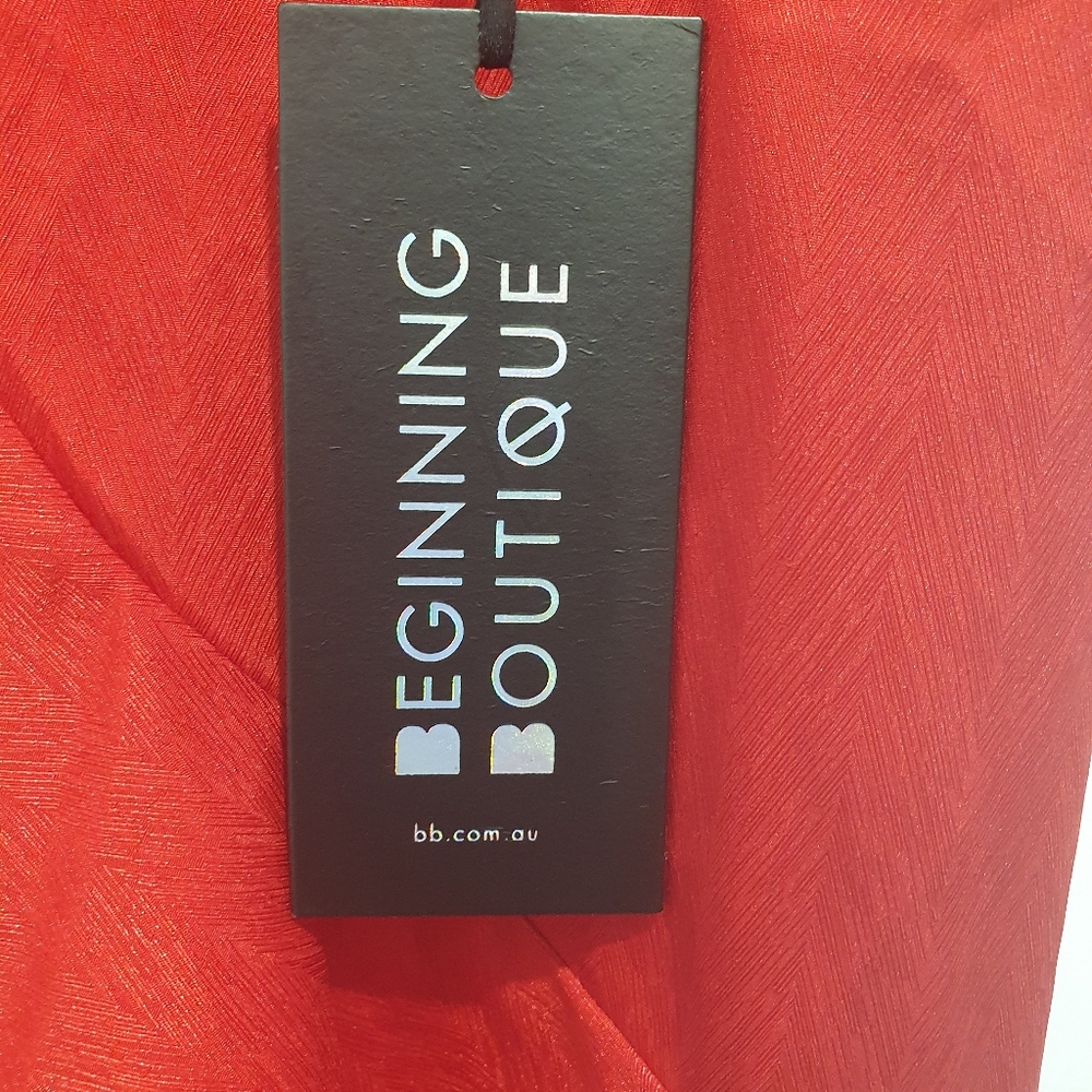 Beginning Boutique size XXS red frill dress - Picture 8 of 10